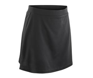 Spiro Ladies Womens Quick Dry Skort/Skirt Breathable Lightweight Black