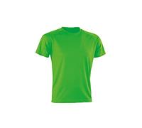 Spiro Men Performance Aircool T-Shirt - Flo Green, 2X-Large