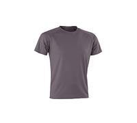 Spiro Men Performance Aircool T-Shirt - Grey, Large