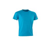 Spiro Men Performance Aircool T-Shirt - Ocean Blue, Medium