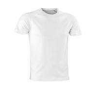 Spiro Men Performance Aircool T-Shirt - White, 2X-Small