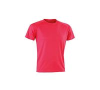 Spiro Mens Aircool T-Shirt (2XL) (Super Pink)