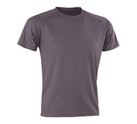 Spiro Mens Aircool T-Shirt (3XL) (Grey)