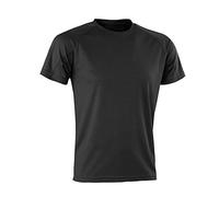 Spiro Mens Aircool T-Shirt (5XL) (Black)