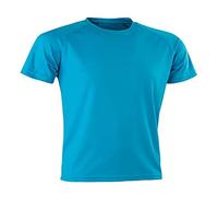 Spiro Mens Aircool T-Shirt (L) (Ocean Blue)