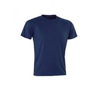 Spiro Mens Aircool T-Shirt (S) (Navy)