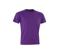 Spiro Mens Aircool T-Shirt (S) (Purple)