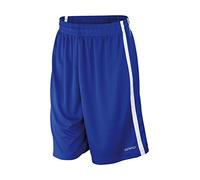 Spiro Men's Basketball Quick Dry Shorts - Royal/White, Small