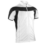 Spiro Men's Bikewear Full Zip Performance Jacket in White | Size: Small Spiro White S