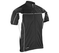 Spiro Men's Bikewear Full Zip Top S188M - Short Sleeve Cycling T-Shirt