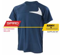 Spiro Men's Dash Training Shirt Breathable Running Sports Tee T-Shirt Top Gym