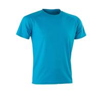Spiro Men's Impact Aircool T-Shirt in Blue | Size: Large Spiro Blue L