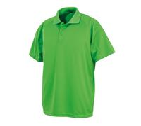 Spiro Men's Impact Performance Aircool Polo Shirt in Lime | Size: Small Spiro Lime S