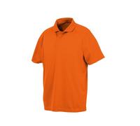 Spiro Men's Impact Performance Aircool Polo Shirt in Orange | Size: Large Spiro Orange L