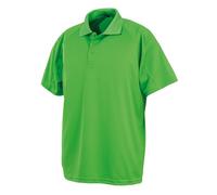 Spiro Men's Impact Performance Aircool Polo T-Shirt in Lime | Size: XL Spiro Lime XL
