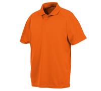 Spiro Men's Impact Performance Aircool Polo T-Shirt in Orange | Size: Large Spiro Orange L