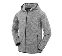 Spiro Men's Microfleece Fitness Full Zip Hoodie in Grey | Size: 2XL Spiro Grey 2XL