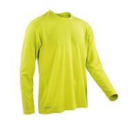 Spiro Men's Performance Long-Sleeved T-Shirt in Lime | Size: XL Spiro Lime XL