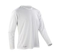 Spiro Men's Performance Long-Sleeved T-Shirt in White | Size: Small Spiro White S