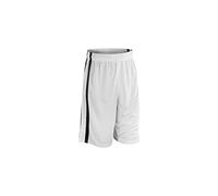 Spiro Mens Quick Dry Basketball Shorts (2XL) (White/Black)