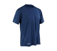 Spiro Men's Quick Dry Waterproof Short Sleeve T-Shirt - Navy, Medium