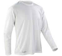 Spiro Men's Spiro Active Long Sleeve Tee {R-S254M} - White - X-Large