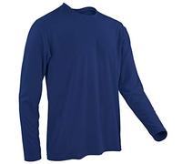 Spiro Mens Sports Quick-Dry Long Sleeve Performance T-Shirt (L) (Navy)