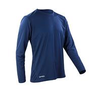 Spiro Mens Sports Quick-Dry Long Sleeve Performance T-Shirt (L) (White)