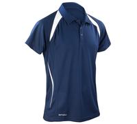 Spiro Mens Sports Team Spirit Performance Gym Polo Shirt S-4XL RW1470