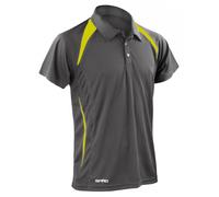Spiro Mens Sports Team Spirit Performance Gym Polo Shirt S-4 RW1470