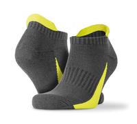 Spiro Men's Sports Trainer Socks (Pack Of 3) in Grey | Size: 4-7 Spiro Grey 4-7