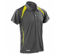Spiro Mens Team Spirit Short Sleeve Polo Shirt