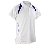Spiro Polo Shirt Lightweight Top Quick Drying Breathable Team Spirit Sports