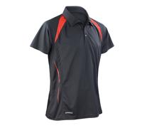 Spiro Polo Shirt Lightweight Top Quick Drying Breathable Team Spirit Sports
