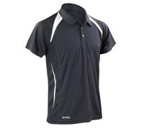 Spiro Polo Shirt Lightweight Top Quick Drying Breathable Team Spirit Sports