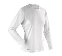 Spiro Quick-Dry Long Sleeve Ladies T-Shirt - Black - XL