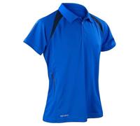 Spiro S177M Team Spirit Polo Shirt - Royal/Navy - 3XL