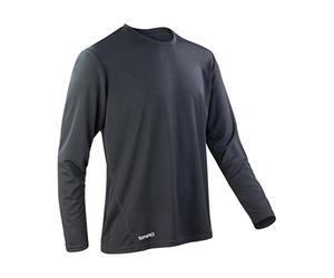 Spiro Spiro quick dry long sleeve t-shirt Black M