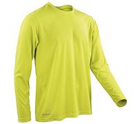 Spiro Spiro Quick Dry Long Sleeve Tshirt - Lime Green - L