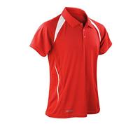 Spiro team spirit polo (Red/ White, L)