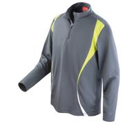 Spiro Unisex Adult Trial Zip Neck Training Top PC6773