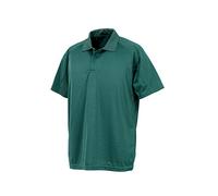 Spiro Unisex Impact Performance Aircool Polo Shirt 3XL Bottle Green