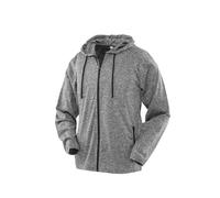 Spiro Women's Hooded T-Shirt Jacket in Mid Grey | Size: Small Spiro Mid Grey S