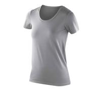 Spiro Women's Impact Softex Short Sleeve T-Shirt in Grey | Size: XS Spiro Grey XS