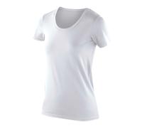 Spiro Women's Impact Softex Short Sleeve T-Shirt in White | Size: XL Spiro White XL
