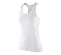 Spiro Women's Impact Softex Sleeveless Fitness Vest Top in White | Size: 2XL Spiro White 2XL