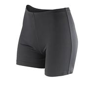 Spiro Womens/Ladies Impact Softex Quick Dry Shorts (L) (Black)