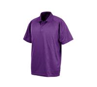 Spiro Women's Performance Aircool Polo Shirt in Purple | Size: 2XL Spiro Purple 2XL