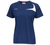 Spiro Womens/Ladies Sports Dash Performance Training T-Shirt (L) (Navy/White)