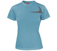 Spiro Womens/Ladies Sports Dash Performance Training T-Shirt (XL) (Aqua/Grey)